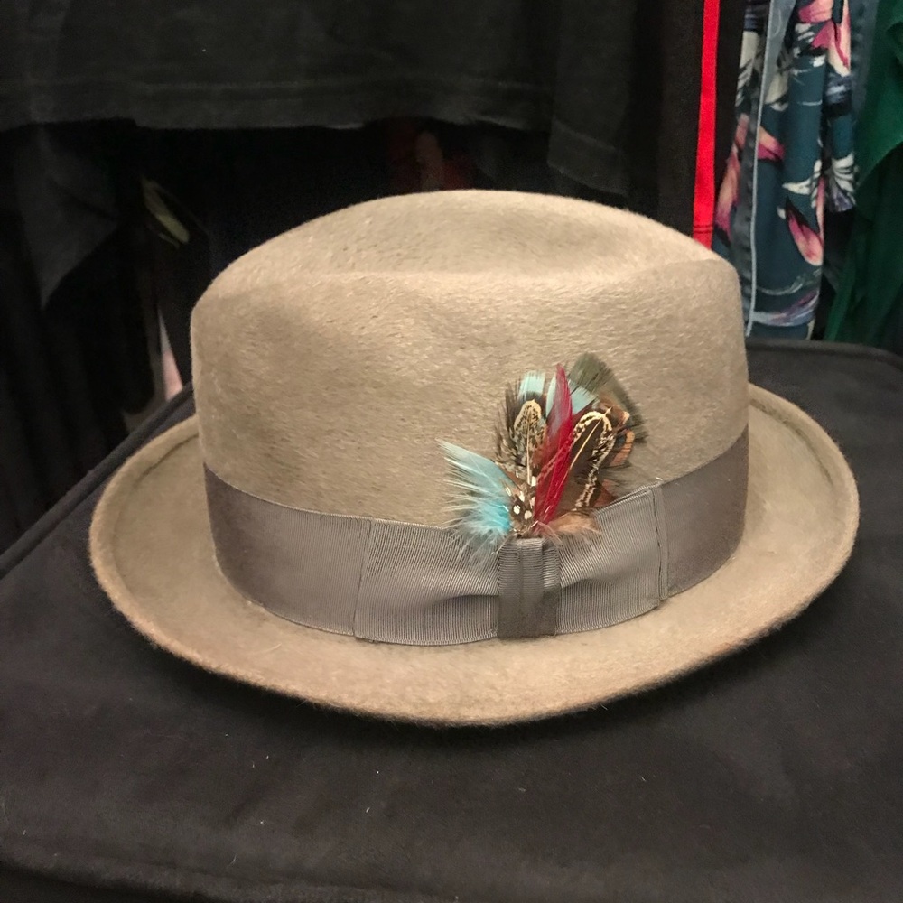 Felt Fedora Gray Hat